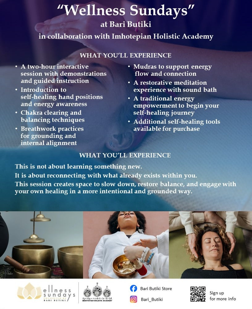 Wellness Sundays "Self-healing Wellness with Nkisi Reiki"