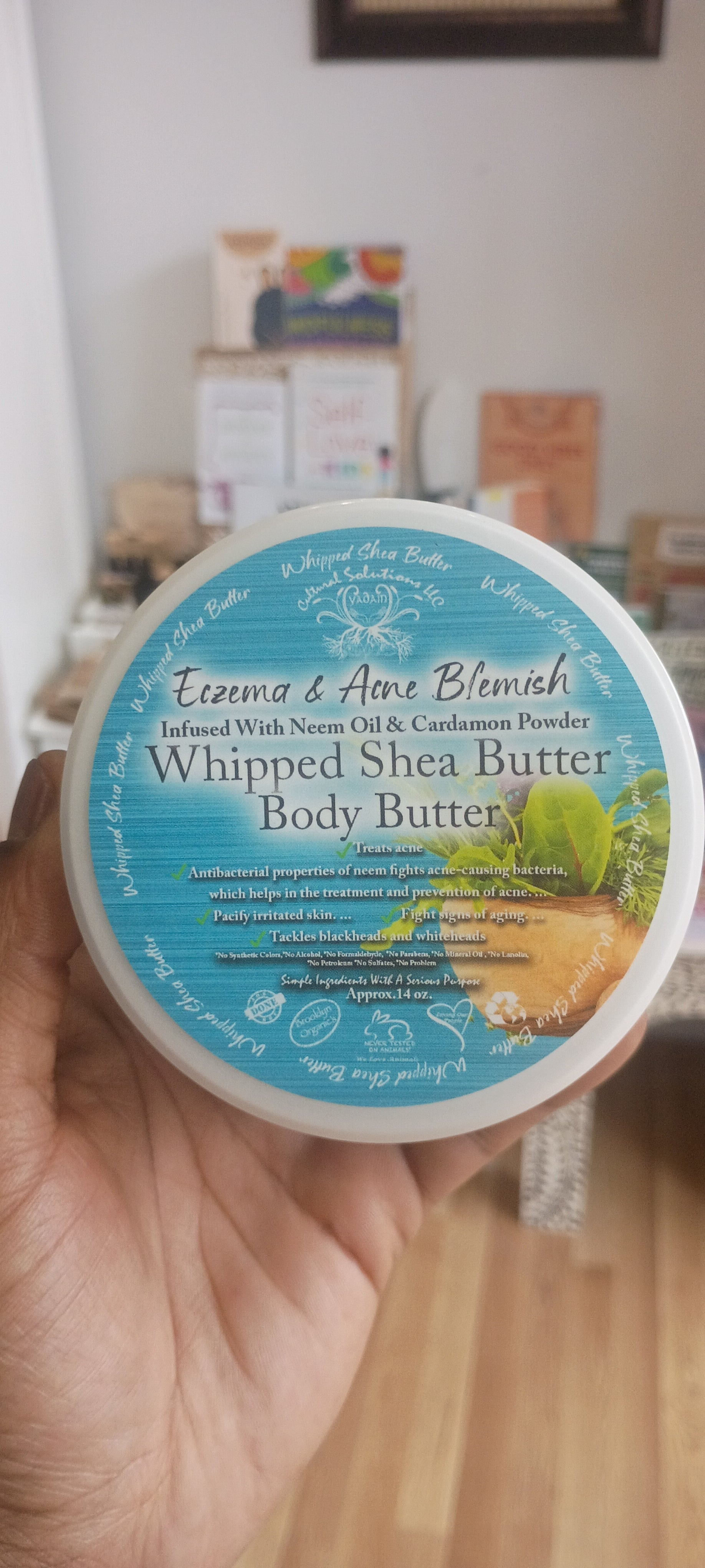 Yadain Eczema and Acne Blemish Whipped Shea Butter Body Butter