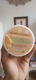 Whipped body creme vitamin c and vitamin e