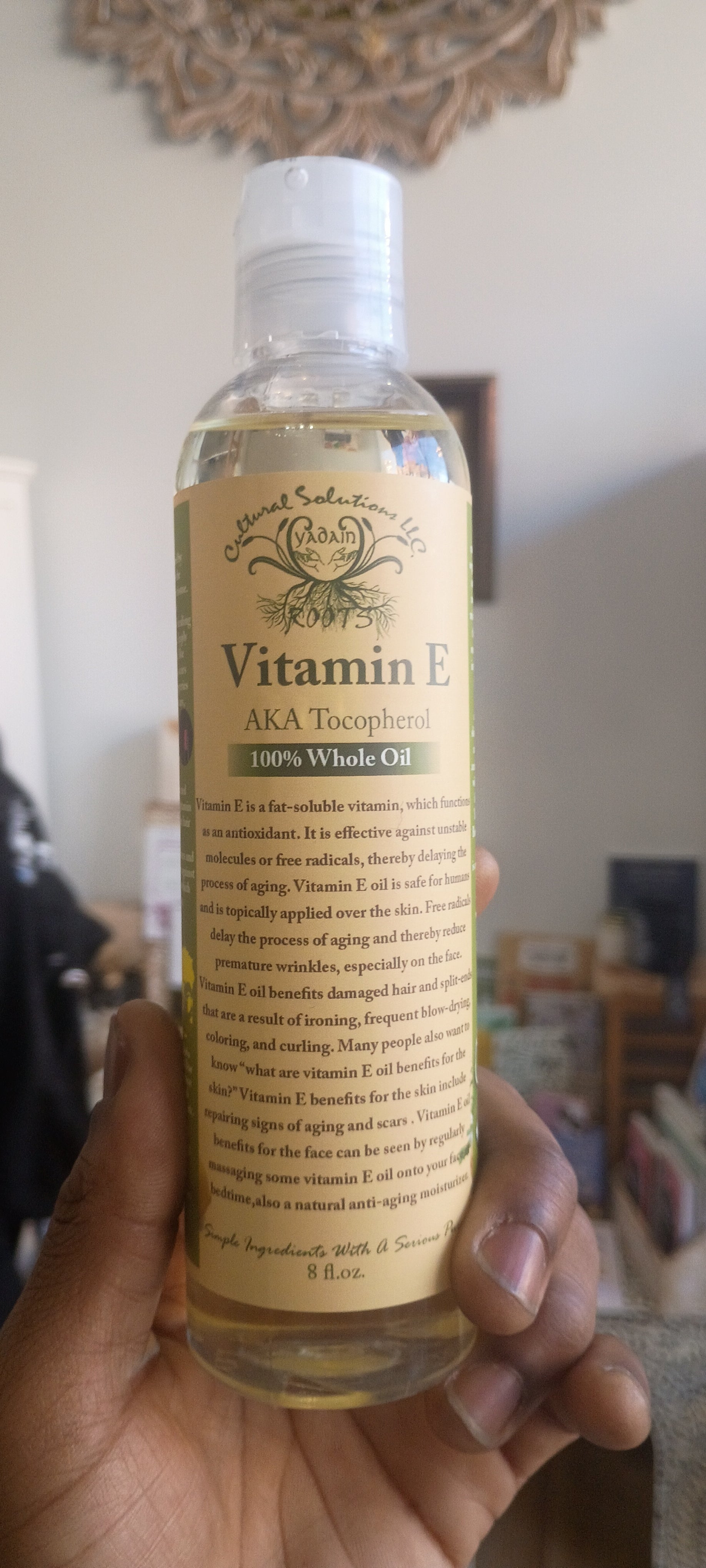 Vitamin E aka tocopherol